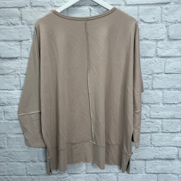 Spanx Womens Perfect Length 3/4 Dolman Sleeve Top Size XL Blush Pink - Picture 5 of 5